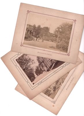 Подборка из трех (3шт.) фотографий "REVAL". Chales Borchardt. Verlag von Wassermann in Reval. 