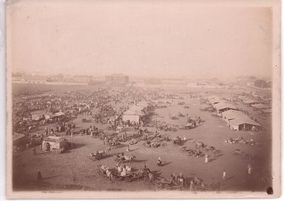 Фотография "Рынок". Размер: 13х17,6см.