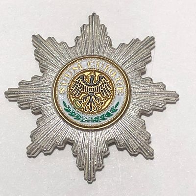 Знак "Орден Чёрного орла". Пруссия. Эмаль. Размер: 4х4см.