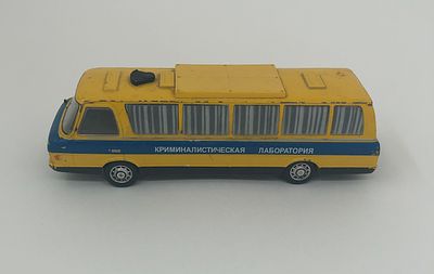 Детская машинка "Криминалистическая лаборатория". Металл. "DEAGOSTINI". Зил- 118- К "Юность". 