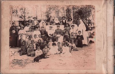 Альбом с фотографиями (40шт.) "Италия, ЮАР". Фотогр. Лазарус. 1880 год. Размер фото: 12х8,5см. 