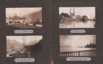 Альбом путешественника с 48 фотографиями: "С.-Петербург, Стокгольм, Рим, Флоренция, Генуя 