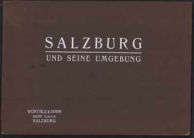 Большой формат. Альбом "SALZBURG und Seine Umgebung" (Зальцбург и его окрестности). Шестнадцать 