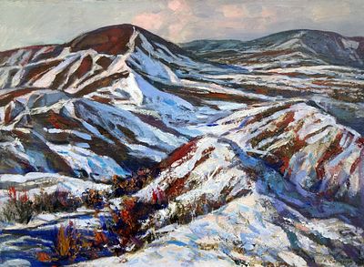 Симонов И.И. Весна в Башкирии 1997 г. Холст, масло 72Х98. Симонов Игорь Иванович (1927 