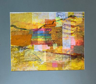 Брюханов С.В. Абстрактная композиция. Бумага, смеш. техника 46Х56. Сергей Владимирович Брюханов 