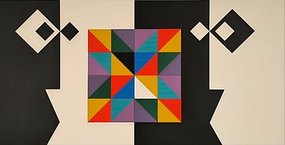 Таксис А.Г. В глазах смотрящего 2020 г., орг., МДФ, акрил 100Х200 (из 2 частей). Таксис Антон 