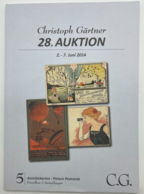 Каталог. Кристофер Гертнер. 28 аукцион. июнь 2014г. Германия (немец. язык) почтовые карточки. 