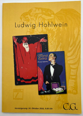 Каталог работ Людвига Хольвайна (немецкий художник и графический дизайнер, великий плакатист 