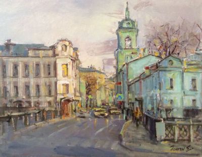Елена Полуян
&laquo;В Замоскворечье&raquo;
35х45 см., холст, масло, 2020 год. Полуян Елена Николаевна 1975 