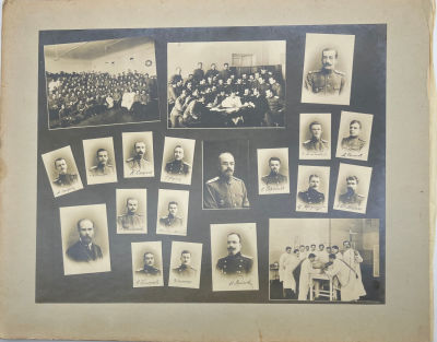 Военно Медицинская Академия. Спорт. Гимнастика. Ортопедический отдел. Коллажное фото врачей и 