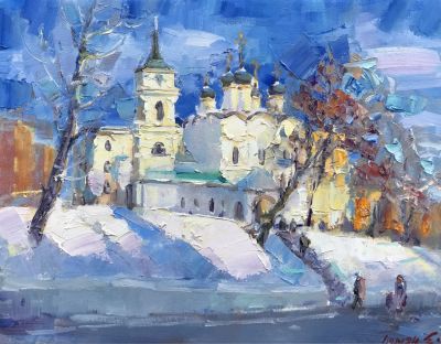 &laquo;Церковь Святого Владимира в Старых Садах&raquo;
35х45 см. Холст/ масло, 2024 г
Художник Елена Полуян