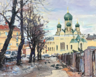 &laquo;Весенний Петербург&raquo;
40х50 см. Холст/масло, 2023 г.
Художник Елена Полуян