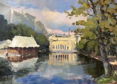 &laquo;Чистые пруды&raquo;
Холст/масло, 35х50 см, 2023 г
Художник Елена Полуян