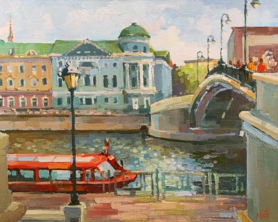 Художник
Чижова Виктория Викторовна."Третьяковский причал"
холст, масло
40х50 см
2024 г
В багете. 