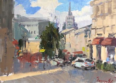 Художник Елена Полуян 
&laquo;Летний день&raquo; 35х50 см., х/м., 2024