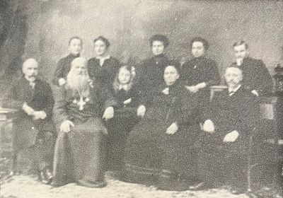 Фотография 1902г. Священник. Отец Московской Троицкой, в Поляхъ, церкви Протоиерей Николай 