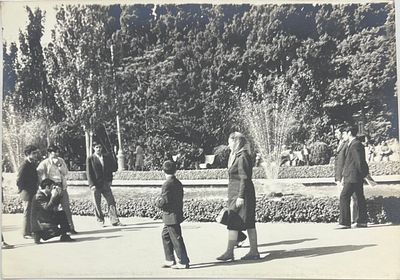 Фотография. г.Баку. Виды города. Парк. 50-е годы. размер 13х18см. п-006