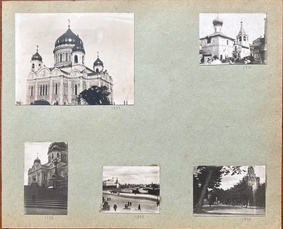 Фотографии. г. Москва. 1929-31гг. Виды церквей, соборов. размер листа 19х23см. П-12