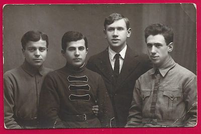 Фотооткрытка. Коллективное фото. РККА. 1924г. второй, слева - Бояров, в будущем следователь НКВД. 