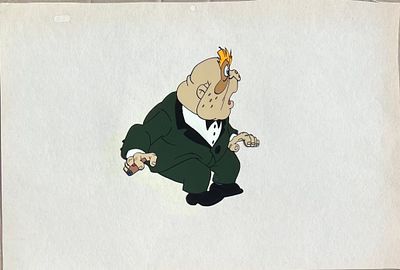 Фаза движения из мультфильма &laquo;Незнайка на Луне&raquo; (1997; худ.-пост. О. Новосёлова). СССР, студия 