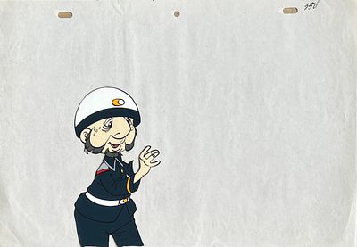 Фаза движения из мультфильма &laquo;Незнайка на Луне&raquo; (1997; худ.-пост. О. Новосёлова). СССР, студия 