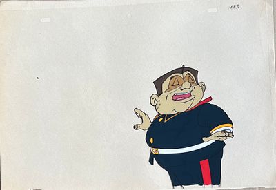 Фаза движения из мультфильма &laquo;Незнайка на Луне&raquo; (1997; худ.-пост. О. Новосёлова). СССР, студия 