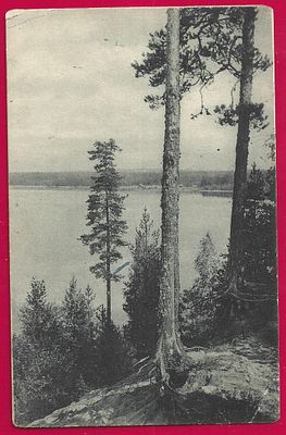 Терииоки (Финл. ж.д.) Озеро Кауки-Ярви. фототипия Дресслера. П-9535