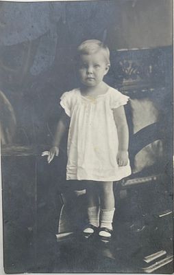 Фото открытка. Девочка. Ребенок. 1935г. Нл-12