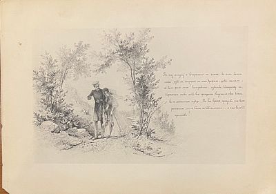 Иллюстрация к роману М.Ю. Лермонтова &laquo;Княжна Мэри&raquo; / ил. М. Зичи. СПб.: Фототип. А. Вильборг 