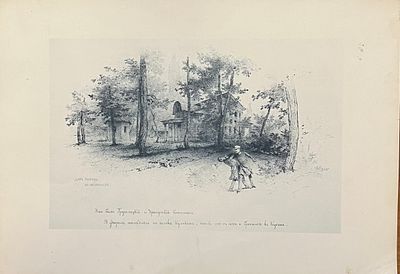 Иллюстрация к роману М.Ю. Лермонтова &laquo;Княжна Мэри&raquo; / ил. М. Зичи. СПб.: Фототип. А. Вильборг 