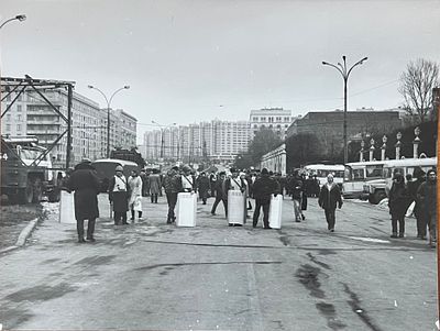 Фотография. Октябрьский переворот 1993 года. 18х24см. П-11а
