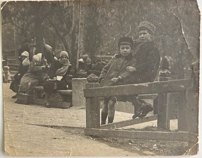 Баку. 1930-е, Поселок Мардакян. Дети. 10,5х13,5см, НЛ-47