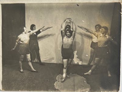 Фотография. Спорт. Авангард. Репетиция. 20-30-е гг. 9х12см. НЛ-47
