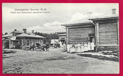 Кинешемское Земство. Общий вид Вичужского врачебного участка. . П-9796