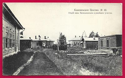 Кинешемское Земство. Общий вид Батмановского врачебного участка. . П-9796