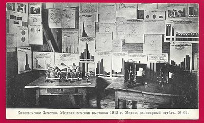 Кинешемское Земство. Уездная земская выставка 1912г. Медико-санитарный отдел. . П-9797