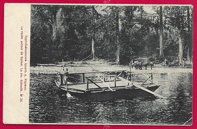 Кругобайкальский тракт реку Утилик. фотоипия Шерер 1902г. . С-28