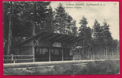 Станция Ольгино. Приморской ж.д. . П-9806