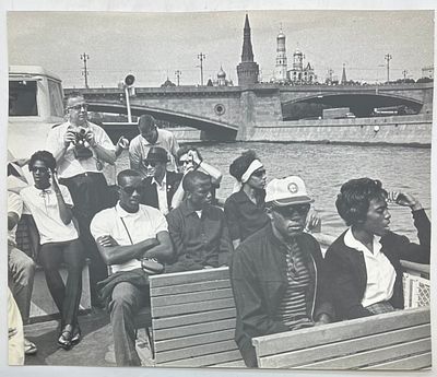 Фотография. Матч СССР-США по легкой атлетике 27-28 июля 1963г. Москва. Делегация американских 