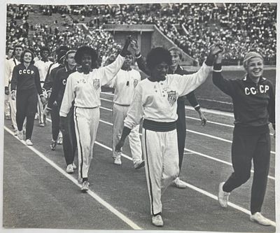 Фотография. Матч СССР-США по легкой атлетике 27-28 июля 1963г. Москва. Фотограф Самарий 