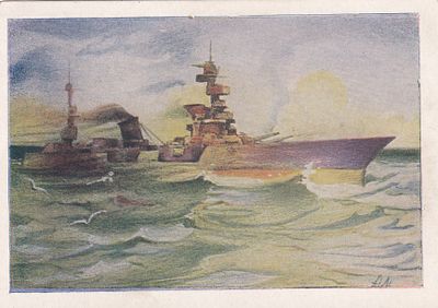 На боевом курсе. худ. А.И.Медельский. изд. Искусство. . П-9942