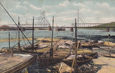 Ростов на Дону. Ледоход на Дону. прошла почту. штемпель. . П-9946