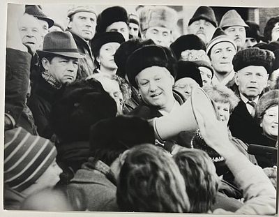 Фотография. Борис Ельцин. 90-е годы. 18х24см. нл-52