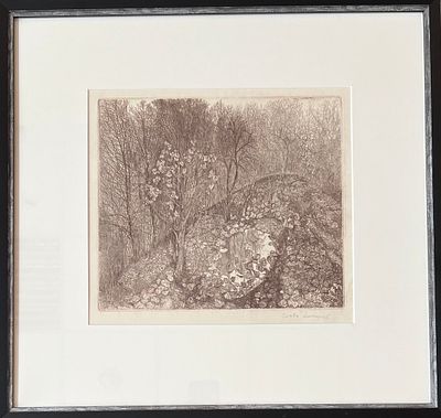 С. Никиреев. Офорт. 
СССР, 1970-е гг. Бумага, офорт. 30,5х33,5см. Подпись карандашом Слава 