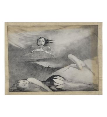 Polish-American Theodore J. Roszak 1907-1981 Pencil Drawing / Study Unsigned, 9" X 12" 