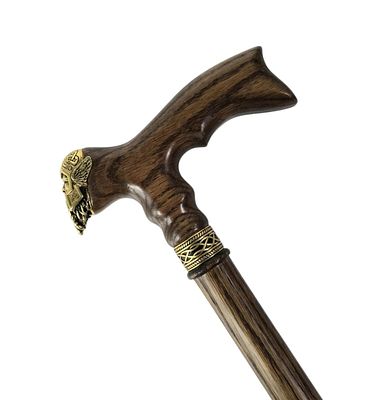 A Vintage Walking Stick Mark Asterdom Handmade. Measures 36.5" &amp; 6.5" Wide Handle. Items 