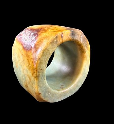 Rare Chinese jade carved Cong form, circa Han dynasty 2nd century BC. Rare and fine, Chinese 