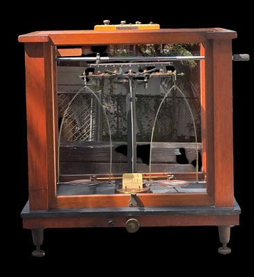Antique Seederer Kohlbusch Inc Analytical Balance Scale Apothecary / Jewelery Scale 1930's. 