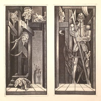 [Печатная графика] Волович Виталий Михайлович (1928–2018). И. В. Гёте. "Эгмонт". Трагедия в 