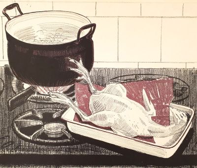 [Печатная графика] Захаров Гурий Филиппович (1926–1994). Бумага, цветная автолитография. 37 
